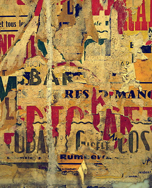 Pentimento: The Champs Elysees Clemenceau Metro Wall